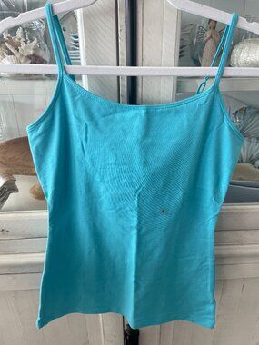 EXPRESS BEST LOVED CAMI SHELF BRA ADJUSTABLE AQUA BLUE SIZE SMALL NWT